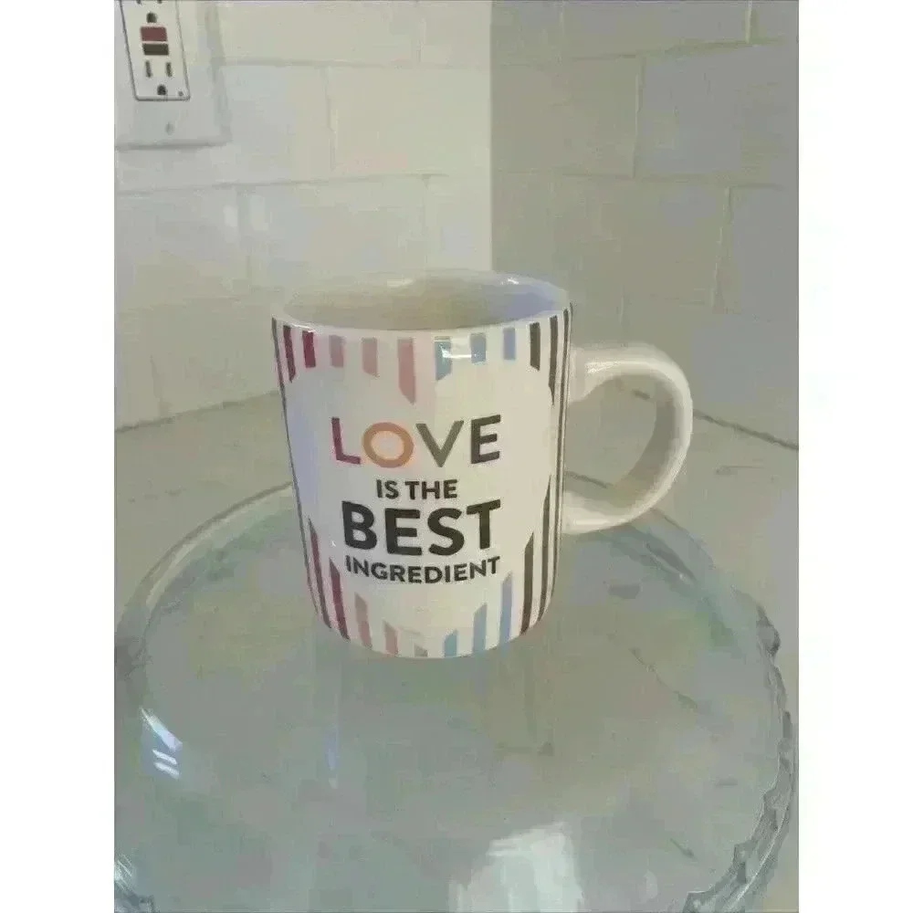 Sur La Table love is the best ingredient Coffee mug